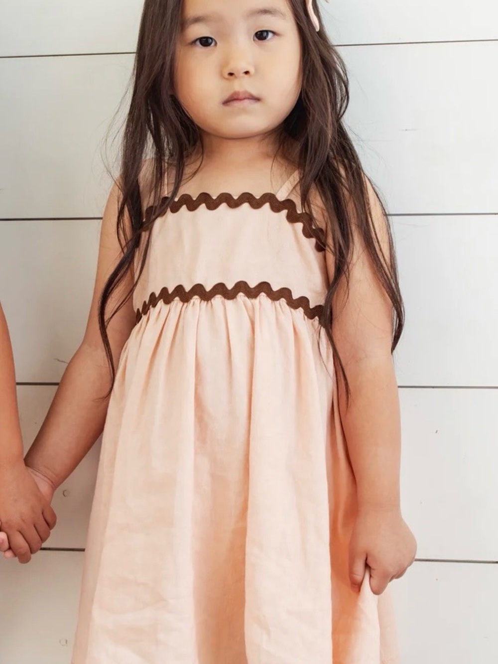 Rylee + Cru Ric Rac Dress Blush - Picture 2 of 2